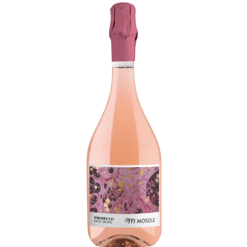 Вино Mosole Brut Rose DOC Prosecco Millesimato, 2021, 0.75 л