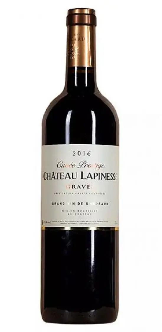 Вино Chateau Lapinesse Cuvee Prestige Rouge AOC Graves 2016 0.75л