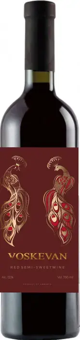 Вино Voskevan Red Semi-Sweet, 2019, 0.75 л