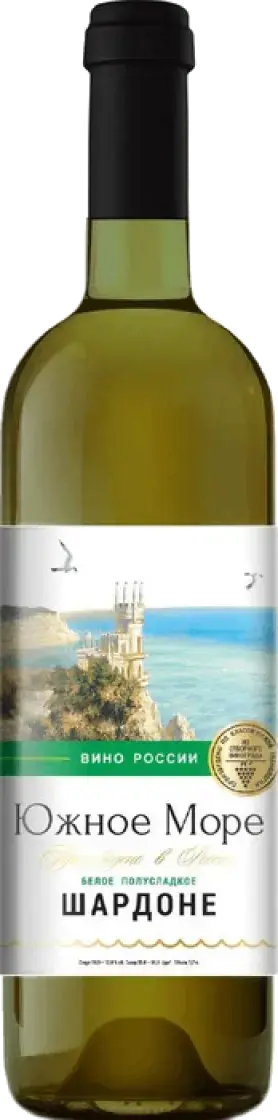 Вино Южное Море Шардоне, 0.7 л