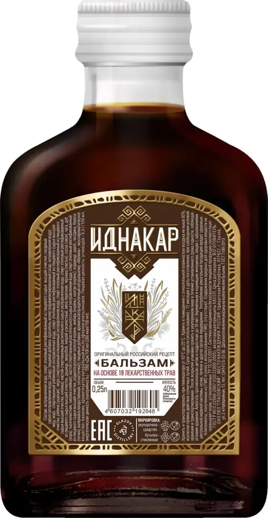 Ликер Idnakar Balsam, 0.25 л
