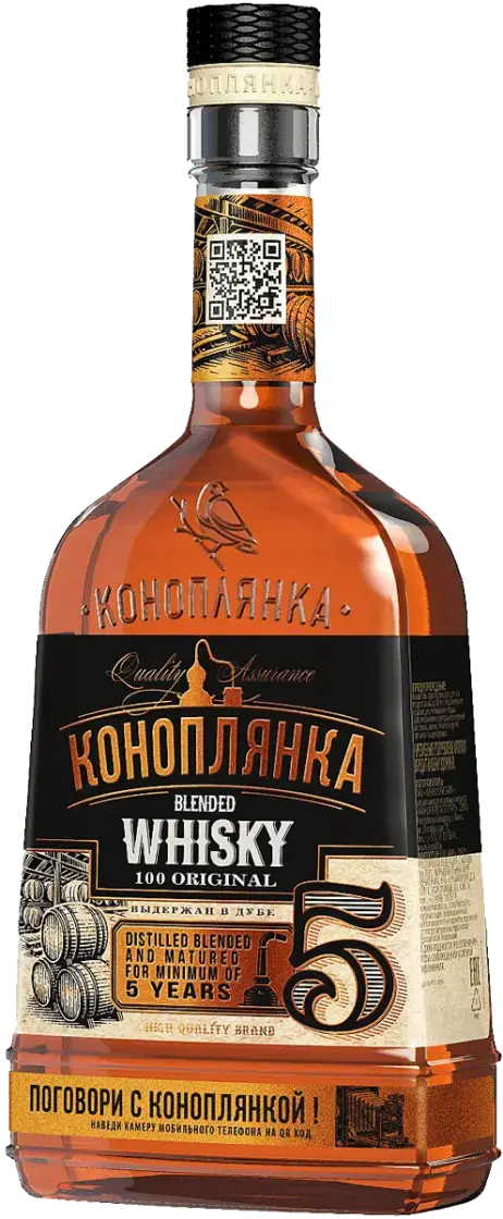 Виски Коноплянка Купажированный, 0.5 л