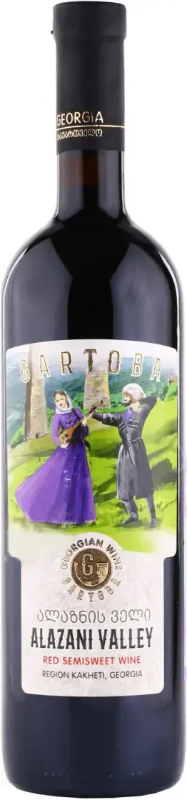 Вино Gartoba Alazani Valley Red, 2018, 0.75 л