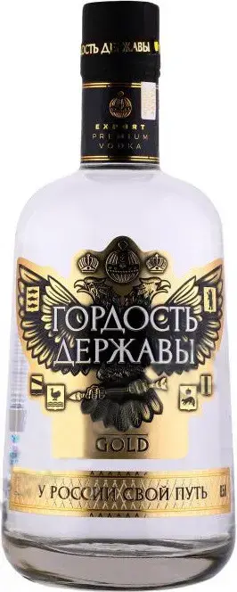 Водка Гордость Державы Золото, 0.5 л