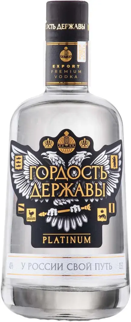 Водка Гордость Державы Платина, 0.5 л
