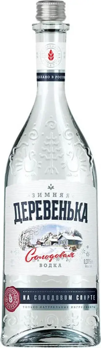Водка Зимняя деревенька, 0.375 л