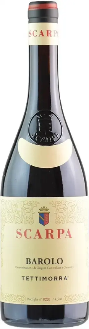 Вино Scarpa, Tettimorra Barolo DOCG, 2018, 0.75 л