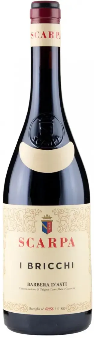 Вино Scarpa Barbera d'Asti I Bricchi DOCG, 2019, 0.75 л