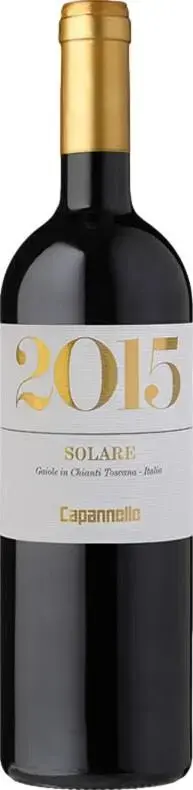 Вино Capannelle Solare Vino da Tavola di Toscana Rosso IGT, 2015, 0.75 л