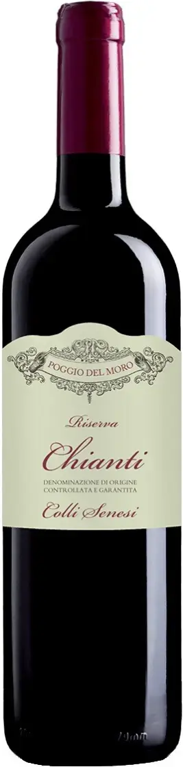 Вино Poggio del Moro Chianti Colli Senesi Riserva DOCG, 2015, 0.75 л