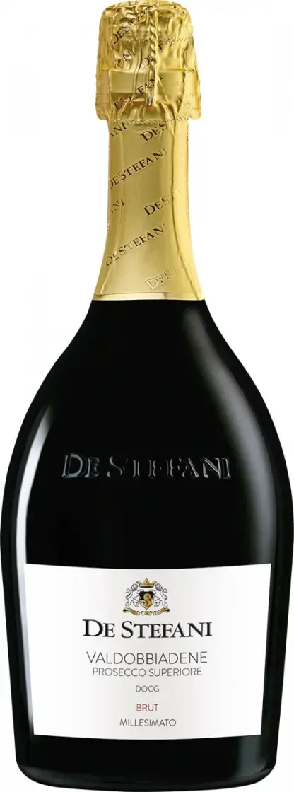 Игристое вино вино De Stefani Valdobbiadene Prosecco Superiore DOCG Brut Millisimato, 2021, 0.75 л