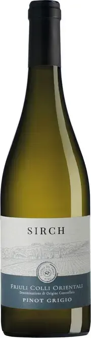 Вино Sirch, Pinot Grigio, Friuli Colli Orientali DOC, 2022, 0.75 л