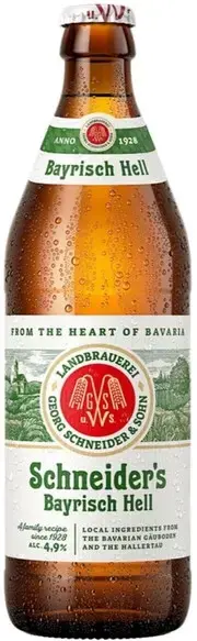 Пиво Schneider's Bayrisch Hell, 0.5 л