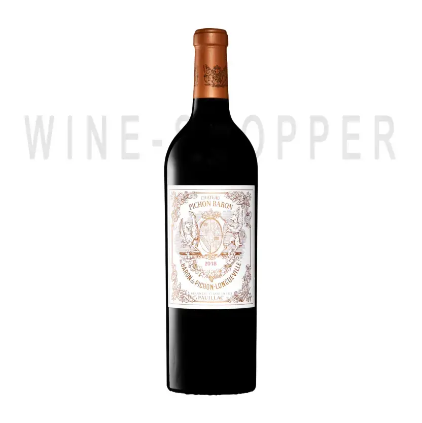 Вино Chateau Pichon Longueville Baron Pauillac AOC 2-eme Grand Cru Classe 2018 0.75 л