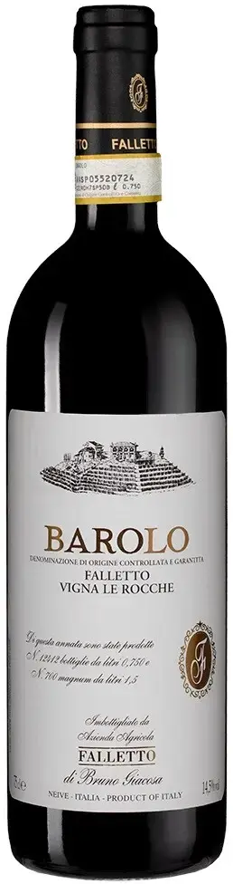 Вино Bruno Giacosa Barolo Falletto Vigna le Rocche DOCG, 2019, 0.75 л