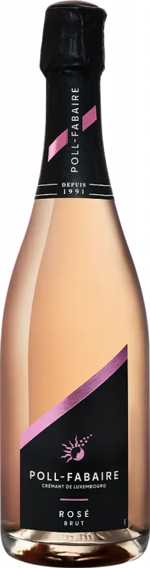 Игристое вино Poll-Fabaire Cremant de Luxembourg Rose Brut Moselle Luxembourgeoise AOP, 2022, 0.75 л