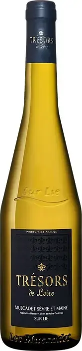 Вино Tresors de Loire  Muscadet Sevre et Maine АОC Sur Lie, 2023, 0.75 л