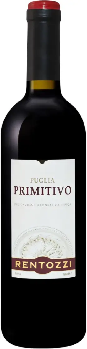 Вино Villa degli Olmi Rentozzi Primitivo Puglia IGT, 2021, 0.75 л