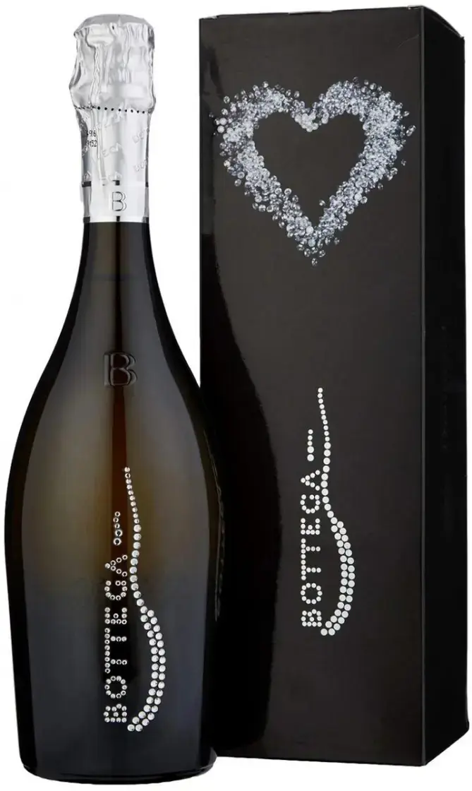 Игристое вино Bottega Diamond Pinot Nero Spumante Brut, gift box, 2022, 0.75 л