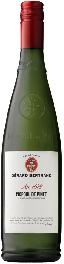 Вино Gerard Bertrand Heritage An 1618 Picpoul de Pinet AOP, 2022, 0.75 л
