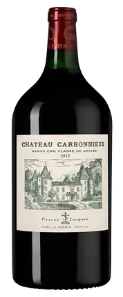 Вино Chateau Carbonnieux Rouge, Pessac-Leognan AOC Grand Cru Classe de Graves, 2015, 3 л