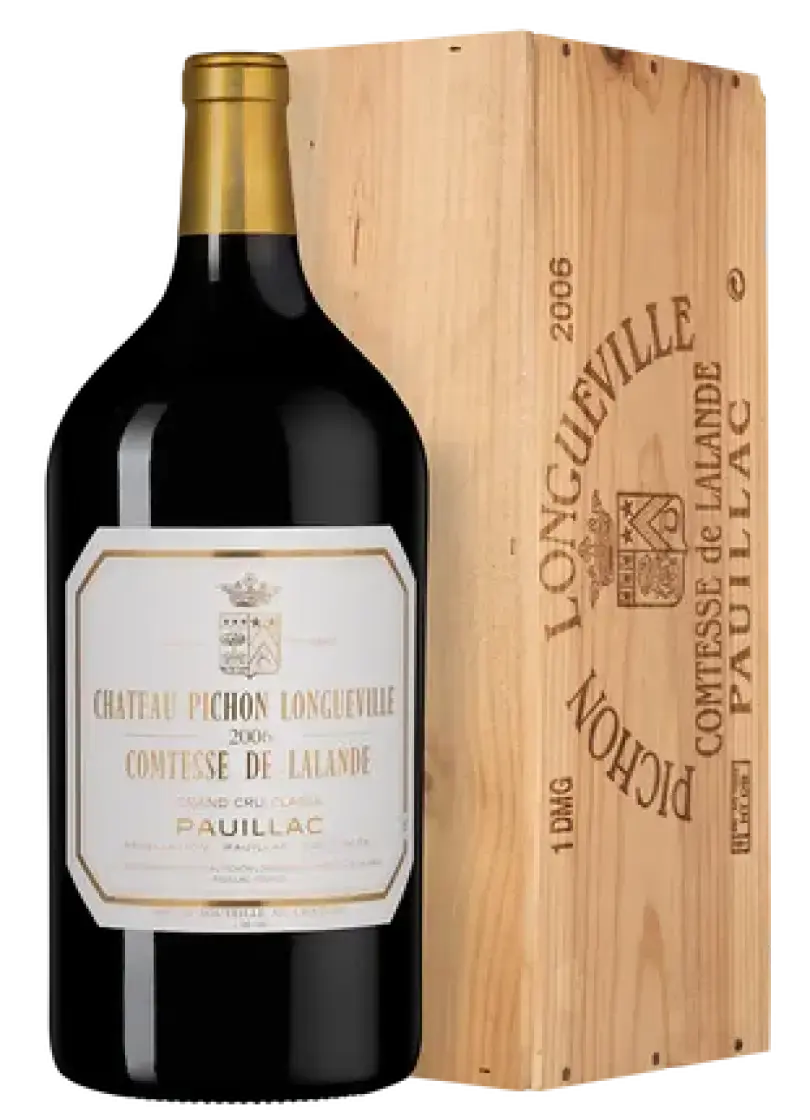 Вино Chateau Pichon-Longueville Comtesse de Lalande Pauillac AOC 2-me Grand Cru Classe, wooden box, 2006, 3.0 л