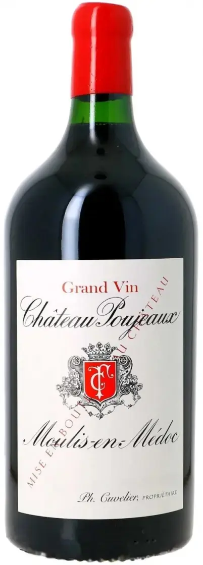 Вино Chateau Poujeaux Moulis-en-Medoc AOC Cru Bourgeois, 2000, 5 л