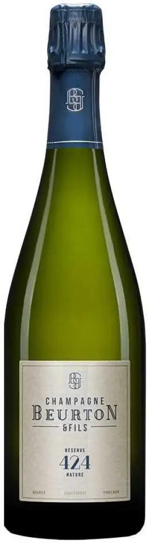 Шампанское Champagne Beurton & Fils Reserve 424 Nature Champagne AOC, 2017, 0.75 л