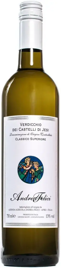 Вино Andrea Felici Verdicchio dei Castelli di Jesi Classico Superiore DOC, 2020, 0.75 л