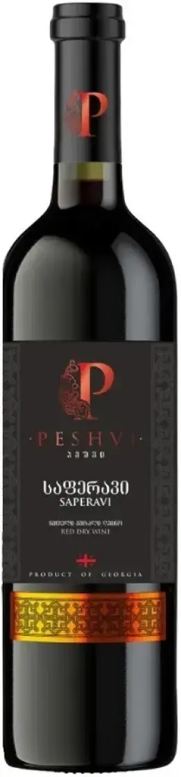 Вино Peshvi Saperavi 2020 1.5 л
