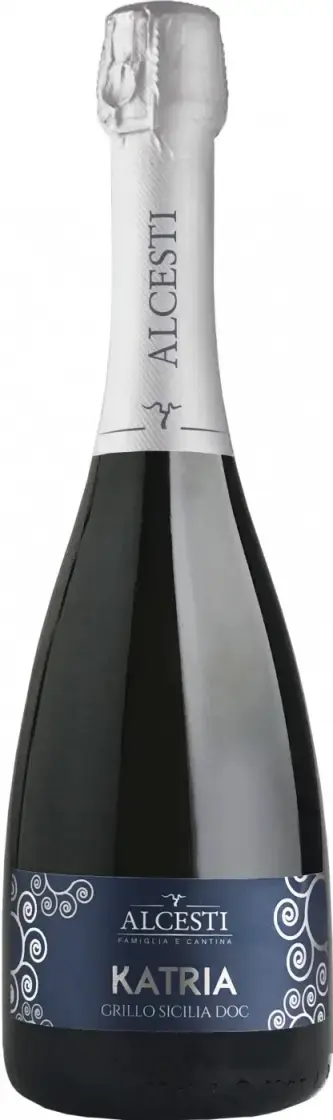 Игристое вино Alcesti Katria Grillo Brut Sicilia DOC, 2021, 0.75 л