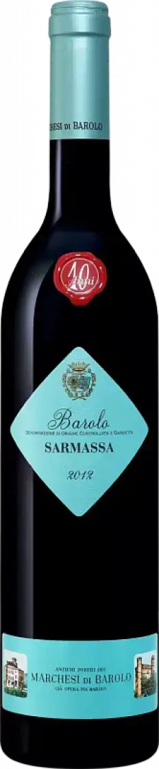Вино Marchesi di Barolo Sarmassa Barolo DOCG Edizione 10 Anni 2010 0.75 л