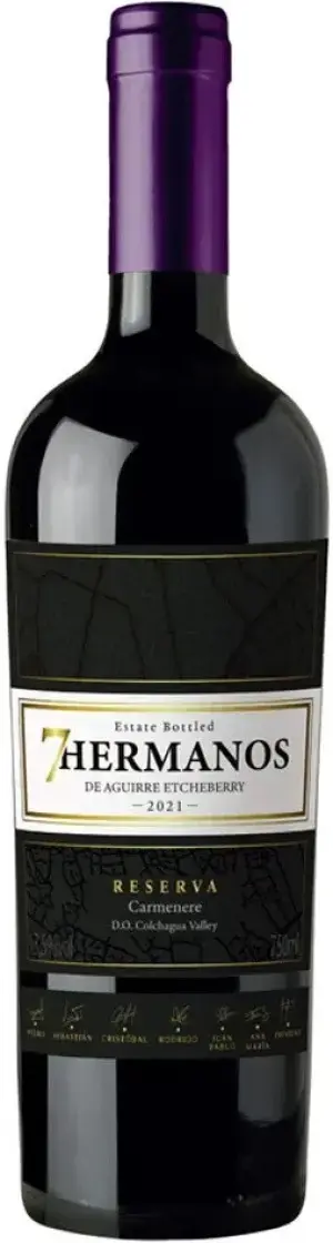 Вино 7 Hermanos Carmenere Reserva 0.75 л