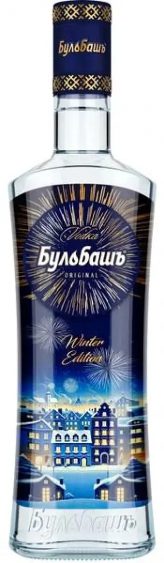 Водка Бульбашъ Особая, Новогодний дизайн, 0.5 л