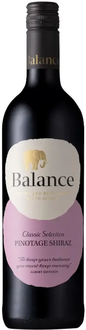 Вино Balance Classic Pinotage-Shiraz, 2022, 0.75 л