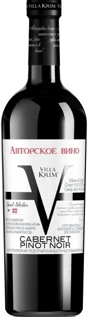 Вино Villa Krim Author's Collection Cabernet-Pinot Noir, 0.75 л