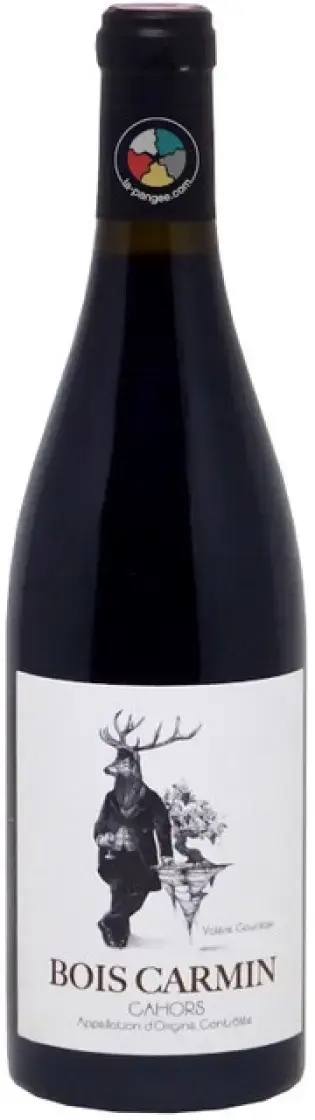 Вино Valerie Courreges, Bois Carmin, Cahors AOP, 2020, 0.75 л