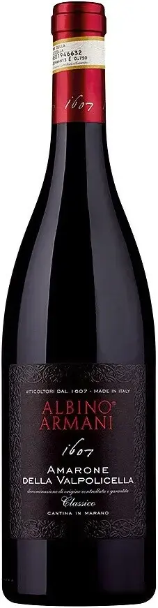 Вино Albino Armani, Amarone della Valpolicella Classico, 2017, 0.75 л