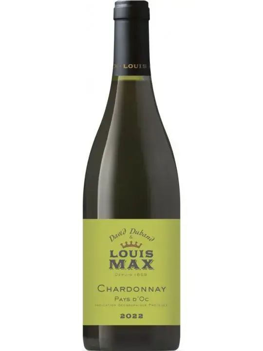 Вино Louis Max & David Duband, Chardonnay, Pays d'Oc IGP, 2022, 0.75 л