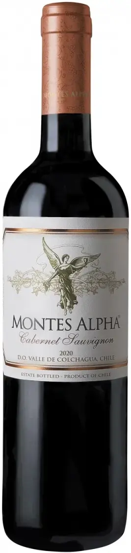 Вино Montes Alpha Cabernet Sauvignon Valle de Colchagua DO, 2020, 0.75 л