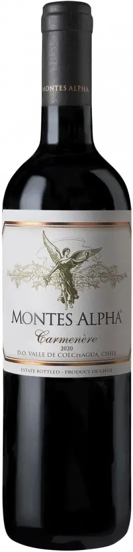 Вино Montes Alpha Carmenere Valle de Colchagua DO, 2020, 0.75 л