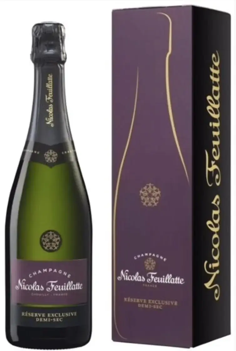 Шампанское Nicolas Feuillatte Reserve Exclusive Demi-Sec, gift box, 2016, 0.75 л