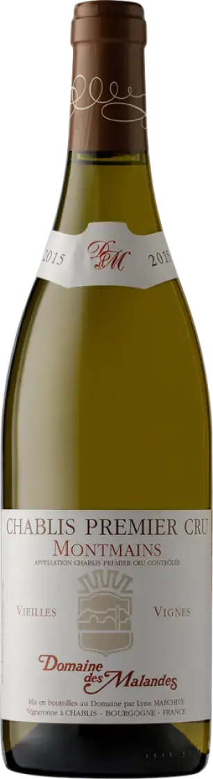Вино Domaine des Malandes, Chablis Premier Cru Montmains AOC, 2022, 0.75 л