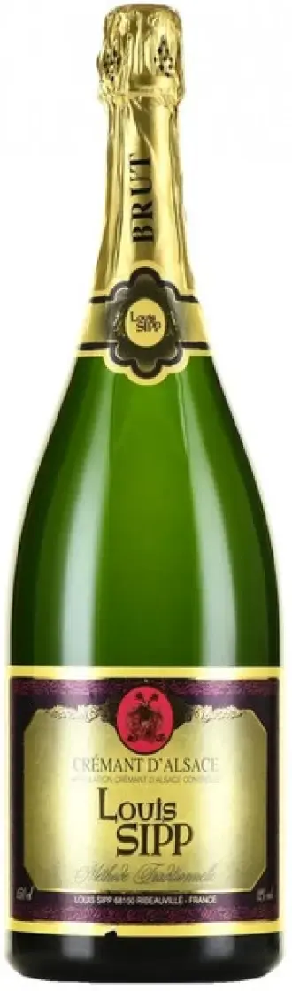 Игристое вино Louis Sipp Cremant d'Alsace Brut, gift box, 2020, 1.5 л