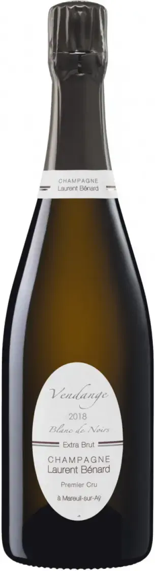 Шампанское Laurent Benard Blanc de Noirs Premier Cru Extra Brut Champagne AOC, 2018, 0.75 л