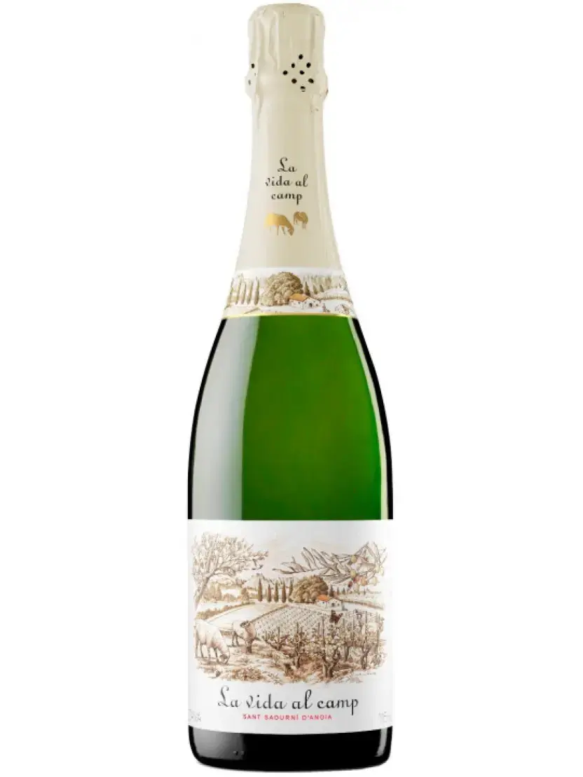 Игристое вино вино La Vida al Camp Cava Brut, 2019, 0.75 л