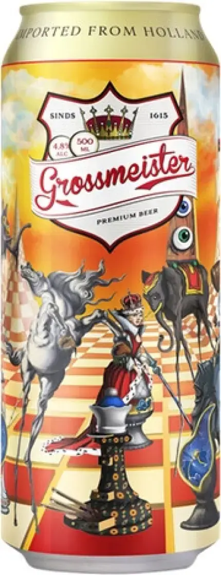 Пиво Grossmeister, in can, 0.5 л