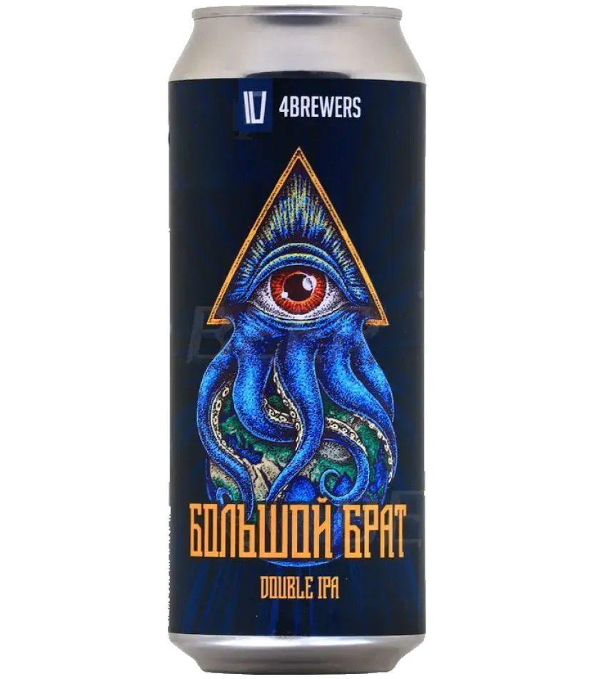 Пиво 4brewers Big Brother, in can, 0.5 л