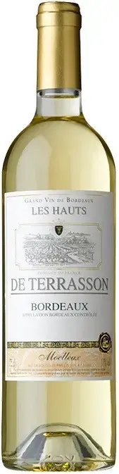 Вино Les Hauts de Terrasson Blanc Moelleux Bordeaux AOC, 2022, 0.75 л