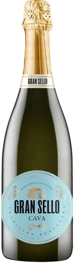 Игристое вино вино Gran Sello, Cava DO Brut, 2021, 0.75л